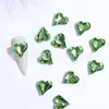 Nuevo Celebridad de Internet Uñas Artísticas Corazón Torcido Taladro para Uñas Corazón de Durazno Taladro Destello de Cristal Amor Taladro Grande Fondo Puntiagudo Corazón Taladro Accesorios