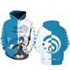 Sudaderas para Hombre y Mujer con Estampado Digital 3D, Originales de Europa y América, para el Otoño e Invierno 2024, del Juego Genshin Impact