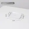 Bandeja Creativa de Lujo Ligero Estilo Ins Bandeja Comercial con Asas Dobles Bandeja para Comedor Sala de Estar Dormitorio Baño Phnom Penh Bandeja de Almacenamiento