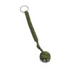 Chaveiro Bola de Autodefesa Paracord para Exterior Bola de Aço Bola Chave Bola Punho de Macaco Trançado Leque Estilo Colorido
