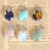 Venta al por mayor de comercio exterior cristal natural libélula colgante gota de diamante moda europea y americana simple joyería collar para hombres y mujeres