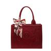 Nova Bolsa de Mão Bordada para Casamento Estilo Chinês, Bolsa de Noiva Vermelha, Novo Modelo 2026, Bolsa de Ombro e Transversal de Alta Qualidade