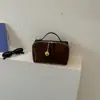 Bolso de mano retro para otoño e invierno, nuevo bolso de hombro mate de moda para mujer 2026, bolso cruzado de gamuza para ir al trabajo