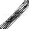 Novo Estilo Rede de Strass 3mm6 Strass de Drenagem Tira Semi-Circular com Acessórios para Roupas DIY Superfície de Sapato Acessórios para Mala Vestido