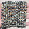 6mm 8mm Pedra Natural Cristal Ágata Canto Chanfrado Quadrado DIY Pulseira Colar Acessórios de Joias Produtos Semi-Acabados Atacado