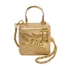 Mini Bolso Transfronterizo para Mujer, Modelo Nuevo de Comercio Exterior 2026, Bolso de Cadena al Hombro Cruzado de Moda Europea y Americana para Lápiz Labial