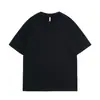 Camiseta de Manga Corta para Hombre Europea y Americana de 300g, Ropa de Algodón Puro de Peso Pesado, Marca de Moda Masculina de Tendencia, Comercio Exterior Transfronterizo Verano Media Manga