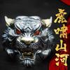 Anel vintage Tiger Xiao Mountain River Anel Tiger homens e mulheres personalidade dominadora Moda anel aberto anel casal anel presente