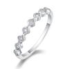 Anillos de Moda Europeos y Americanos para Mujer Diseño de Nicho Anillo Antidescoloración Ins Estilo Pequeña Fragancia Plata de Ley 925 Exportación Anillo Transfronterizo