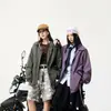 Chaqueta Estilo Pareja Nueva Otoño Cuello Alto Simple Casual Chaqueta de Béisbol Estilo Japonés Chaqueta de Negocios para Hombres