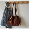 Bolso Cubo Diseño Retro para Mujer 2025 Nueva Moda Cordón Gran Capacidad Bolso de Hombro Popular Bolso de Axila Tendencia