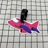 Etiqueta de equipaje de goma suave de pvc para camión vehículo coche coche eléctrico etiqueta de equipaje cohete avión etiqueta de equipaje