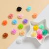 Accesorios de resina de rosas de colores simulados, pegamento en crema, horquilla para el cabello hecha a mano, material de parche de joyería