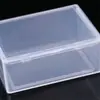 Nova Caixa Plástica Transparente PP Grande, Média e Pequena para Acessórios, Joias, Manicure, Flores de Sabão, Armazenamento Portátil