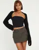 Cardigan Tricot Solto Preguiçoso Novo Estilo Europeu e Americano para Mulheres, Top Curto Versátil para Usar por Cima para Mulheres