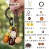 Sino de Vento Pingente de Casca de Fruta Ecológico Natural Pacote de Material Artesanal DIY Sino de Manivela para Alívio de Estresse Ruído Branco Enfeite para Pendurar no Carro
