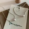 Conjunto de Colar e Pulseira Osso de Cobra Bola de Amor Feminino 2024 Novo Casual Mais Fácil de Combinar Temperamento de Nicho Colar Coração de Pêssego