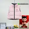 Colete de penugem de ganso transfronteiriço para outono e inverno, com gola alta, comprimento curto, design unissex, modelagem solta, versátil, sem mangas e disponível em várias cores para sobreposição