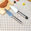 Espátula de Queijo Pizza de Aço Inoxidável Espátula Triângulo para Bife Espátula de Bolo Ferramenta de Confeitaria Cozinha Espátula de Pizza