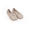 Sapatos de mola de cordeiro super macios estilo Grape Mom para mulheres, bico dividido de boca rasa, sola plana, sapatos de casco de porco, sapatos de balé para o dia a dia