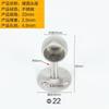 Soporte de barra de ropa para armario, asiento de tubo de acero inoxidable, soporte fijo, base de barra de ropa, brida, asiento, toallero, accesorios
