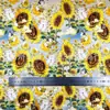 40 Piezas de Telas Lisas Estampadas Digitalmente Telas Estampadas Lisas DIY Hecho a Mano Florales Algodón Puro Popelina Telas Estampadas Set de Telas para Patchwork DIY