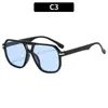 2026 Gafas de Sol Casuales de Moda Estilo Coreano con Doble Puente y Tachuelas, Únicas y Versátiles, Populares entre las Influencers Femeninas, Gafas de Sol Nuevas