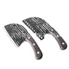 Cuchillo de cabeza de pescado patrón martillado forjado cuchillo de cocina cocina afilado cortador de carne tienda de cinco yuanes cuchillo de cocina al por mayor