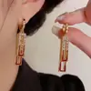 Pendientes Metálicos con Borlas Nuevos y de Moda 2026, Moda de Alta Gama, Pendientes Largos para Mujer, Pendientes Exagerados Europeos y Americanos