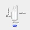 Frasco Personalizado de 5ml para Dispensar Loção, Frasco de Uso Único Pe para Dispensar Essência, Frasco de Aperto para Cuidados Faciais com Bico Pontiagudo, Colírio