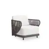 Sofá Sillón de Ratán Impermeable Protección Solar Terraza Villa Casa de Huéspedes Ocio Cama de Ratán Muebles Sofá de Ratán para Exteriores Juego