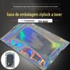 Laser Yin e Yang osso auto-selante saco pvc auto-selante saco de osso de filme pérola saco de vedação pe osso auto-sustentável saco de embalagem atacado