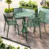 2026 Nuevo Modelo Mesa y Sillas de Ocio para Patio Exterior Juego de Tres Piezas, Combinación de Hierro Forjado para Patio Exterior Balcón, Resistente a la Lluvia y al Sol