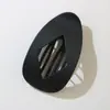 Grampo de Cabelo Oval Fosco em Forma de Diamante para Meio Preso, Prendedor Bico de Pato, Acessório de Cabelo