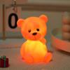 Luz de Noche con Forma de Animal de Dibujos Animados con Interruptor de Palanca de PVC, Luz Ambiental a Pilas, Admite Impresión de Logotipo y Personalización de Moldes