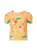 Novas Blusas para Mulheres 2025, Gola Redonda, Estampada, Corte Justo, Tecido Versátil, Parte Superior Leve e Confortável, Camiseta Pulôver de Manga Curta para Mulheres