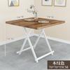 Mesa Plegable Mesa de Comedor Hogar Apartamento Pequeño Mesa Cuadrada Mesa de Comedor para 4 Personas Mesa Portátil para Puesto al Aire Libre Mesa y Sillas Dormitorio Jianhe Luz de Vela