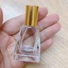 8ml-15ml varias especificaciones de botella de vidrio de cristal con bola rodante de aceite esencial tapa dorada botella vacía para rellenar perfume