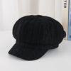 Gorra Octagonal Única para Mujer, Estilo Retro Japonés, Gorra de Boina Personalizada, Boina para Viajes al Aire Libre en Primavera, Gorra de Pico Lisa Estilo Callejero