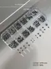 Decorações de Unhas Rivet Nail Art Mistas em Formato de Estrela com 12 Compartimentos Transfronteiriças, Liga Metálica Leve de Luxo Decoração DIY Estrela 3D para Unhas Venda por Atacado