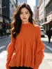 Suministro Directo de Fábrica Otoño e Invierno 2024 Estilo Ins Nuevo Elegante Top de Princesa con Pliegues Mangas Abullonadas Talla Grande Camiseta Holgada