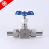Válvula de Acero Inoxidable Válvula de Aguja Soldada J23W-160P Resistente a Alta Presión Válvula de Aguja para Instrumentación Dn6 10 15