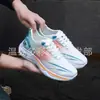 Zapatos Deportivos Ligeros Elásticos de Malla Transpirable para Hombre con Cordones Suela Gruesa para Viaje Zapatos Transpirables para Correr Comercio Exterior Temu Dropshipping