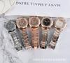 Comércio exterior moda popular relógio de diamante embutido relógio de luxo feminino nicho leve relógio de quartzo empresarial relógio de pulseira de aço temperamento