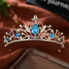 Super Brilho Completo de Diamante Coroa de Princesa Rainha Headband Noiva Casamento Banquete Tiara Luxo Acessível Elegante Acessórios de Cabelo para Mulheres