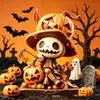 Adornos de Madera de Halloween Estilo Europeo y Americano, Decoraciones de Atmósfera Festiva, Adornos de Escritorio, Regalos Preferidos y Adornos Artesanales