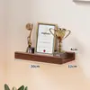 Estantería de pared Mueble flotante para TV en sala de estar Estante de almacenamiento de pared de una sola palabra Máquina para juguetes caseros Estante de almacenamiento de caja superior