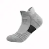 Meias Esportivas Elite Masculinas para Corrida ao Ar Livre Espessas Absorventes de Suor Desodorantes Secagem Rápida Base de Toalha Curta Meias Resistentes ao Desgaste