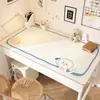 Tapete de mesa infantil de desenho animado, à prova d'água, lavável com pano, mesa de escrita sem lavagem, pano para mesa de escritório de computador, tapete protetor de mesa
