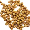 Cuentas nucleares de oliva antiguas cuentas sueltas cuentas de ábaco amarillas cuentas para pulsera collar diy cuentas cuentas cuentas de madera al por mayor